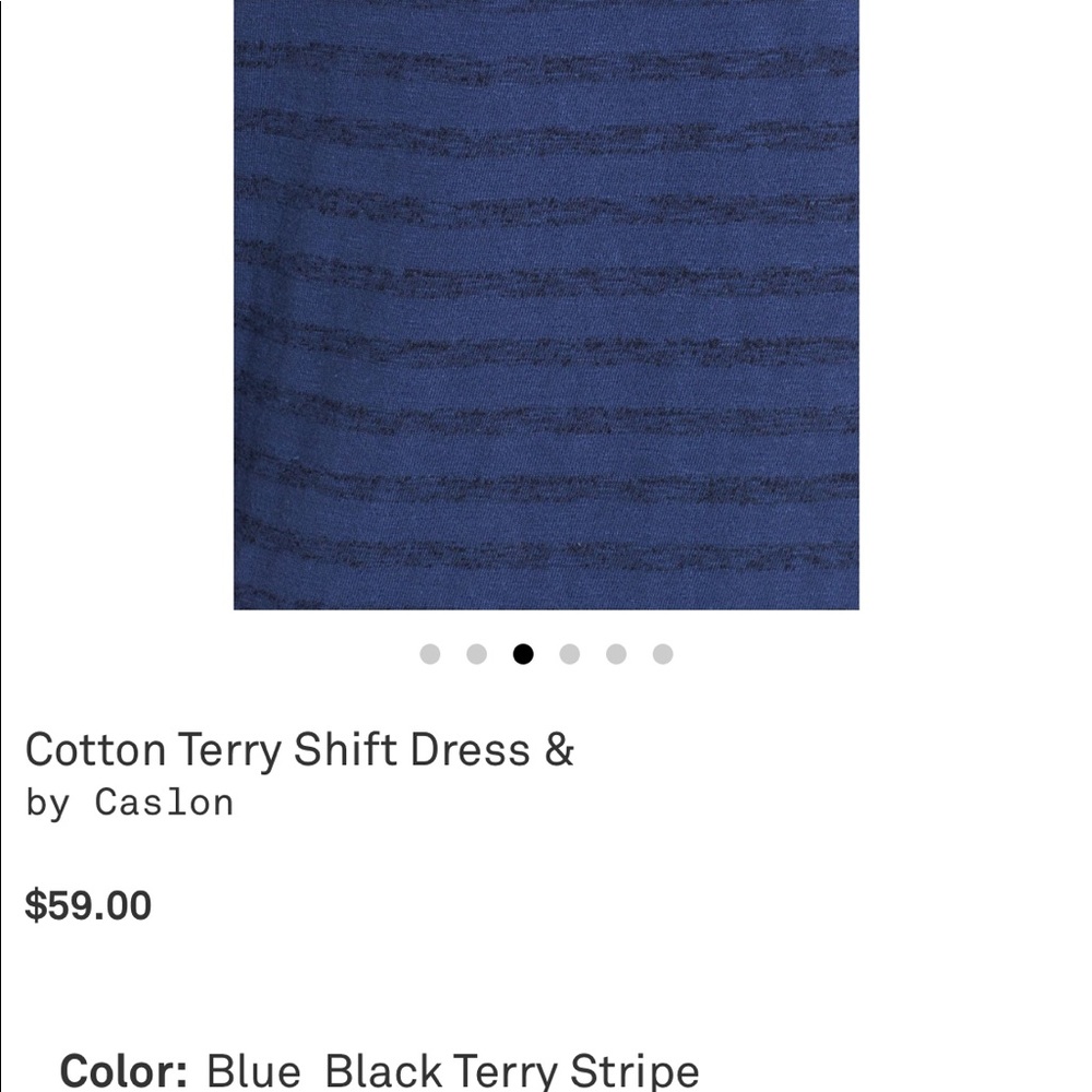 Striped dress by Caslon. Size petite Small SP - Picture 2 of 5